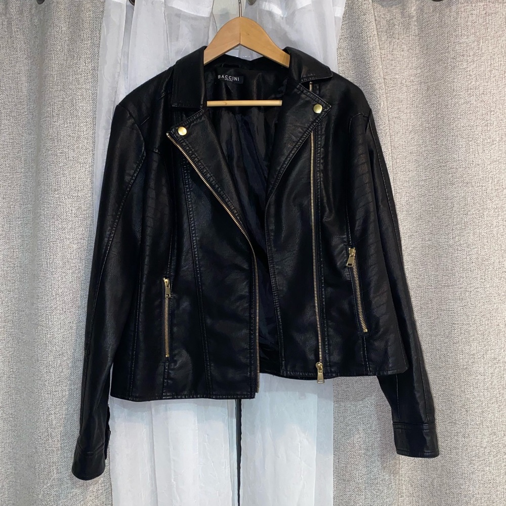Faux Leather Jacket